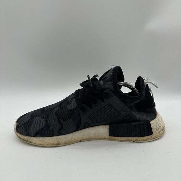 Mens Size 10.5 Adidas NMD XR1 Boost Black Gray Duck Camo Sneaker Shoes BA7231 - Picture 5 of 9